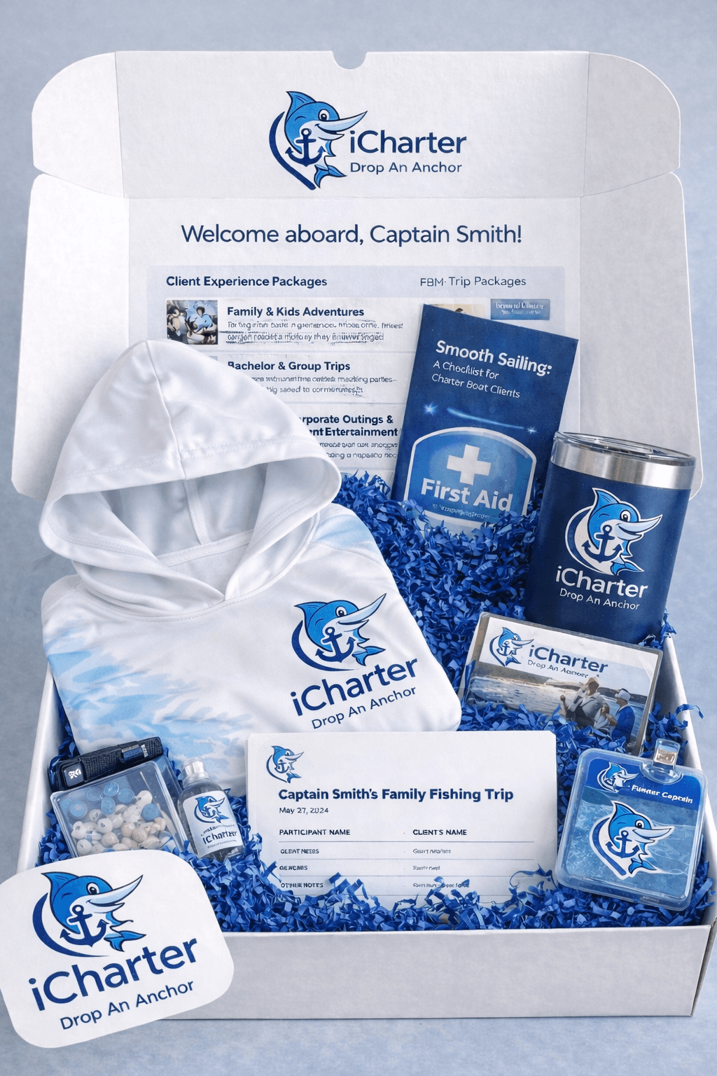 Standard plan captain welcome box